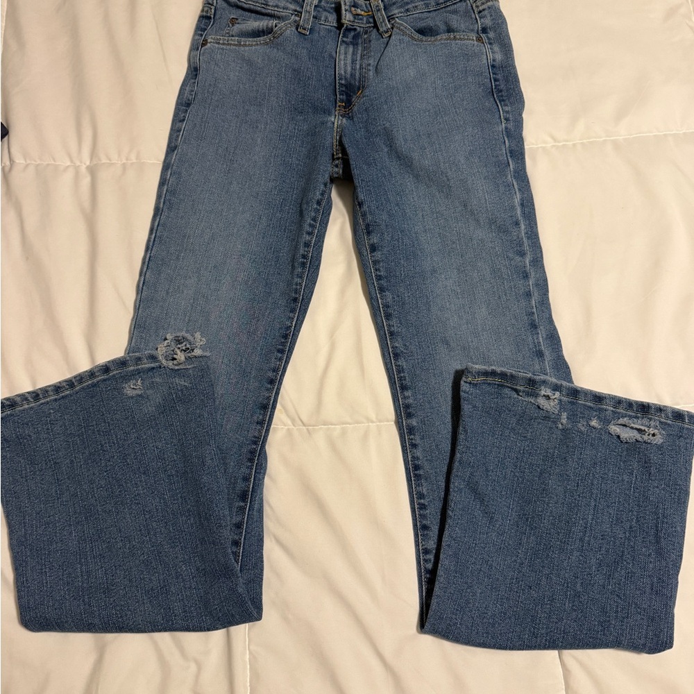 Levi's Women's Flare Jeans in Light Blue